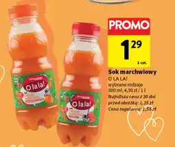 Intermarche Sok jabłko-marchew-malina O La La! oferta