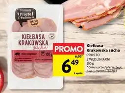 Intermarche Kiełbasa krakowska sucha Intermarche Prosto Z Wędliniarni oferta