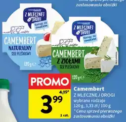 Intermarche Camembert naturalny Z Mlecznej Drogi oferta