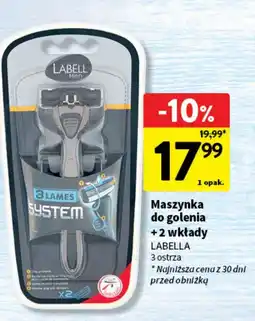 Intermarche Maszynka do golenia + 2 wkłady Labell Men oferta