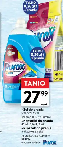 Intermarche Kapsułki do prania color Purox oferta