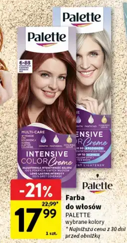 Intermarche Farba do włosów ultrapopielaty blond 10-2 (a10) Palette Intensive Color Creme oferta