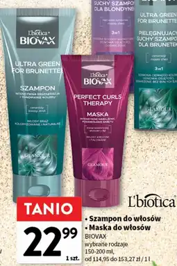 Intermarche Szampon Biovax Glamour Ultra Green oferta