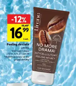 Intermarche Antycelulitowy peeling cukrowy z ekstraktem kawy i zielonej herbaty Lirene No More Drama! oferta