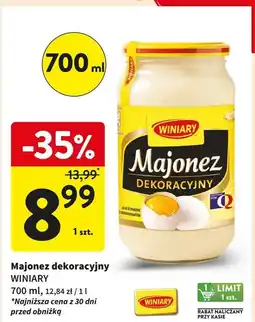 Intermarche Majonez dekoracyjny Winiary oferta