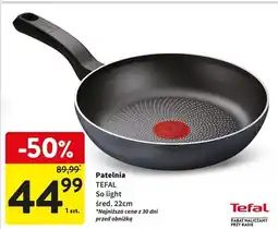 Intermarche Patelnia so'light 22 cm Tefal oferta
