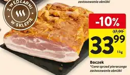 Intermarche Boczek wędzony parzony Intermarche Z Własnej Wędzarni oferta