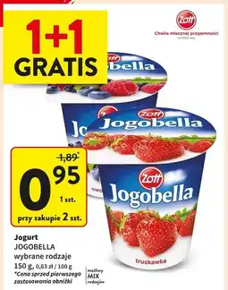 Intermarche Jogurt owoce leśne Zott Jogobella oferta