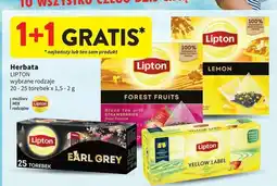 Intermarche Herbata earl grey classic Lipton Special Collection oferta