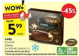 Intermarche Lody wanilia czekolada mleczna z migdałami Intermarche O La La! oferta