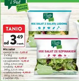 Intermarche Mix sałat - porcja na raz Z Sadów I Pól oferta
