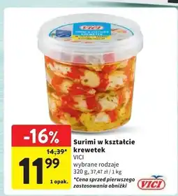 Intermarche Surimi w oleju o smaku czosnkowym Vici oferta