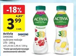 Intermarche Jogurt malina granat Danone Activia oferta