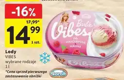 Intermarche Lody mascarpone i malina Koral Vibes oferta
