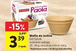 Intermarche Miseczki waflowe paola Gotszlik oferta