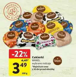 Intermarche Czekoladki Wawel Kasztanki oferta