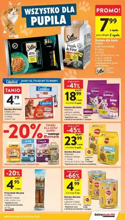 Intermarche Karma dla kota z kurczakiem drobiem indykiem Sheba Fresh & Fine oferta