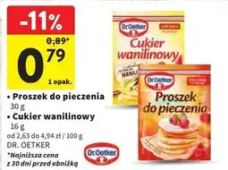 Intermarche Proszek do pieczenia Dr. Oetker oferta