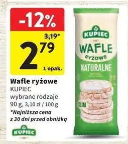 Intermarche Wafle ryżowe naturalne slim Kupiec oferta