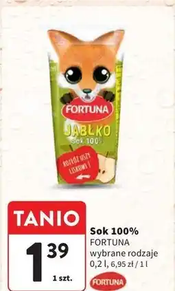 Intermarche Sok jabłko 100% Fortuna oferta