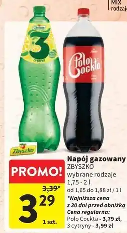 Intermarche Napój Zbyszko 3 Cytryny oferta