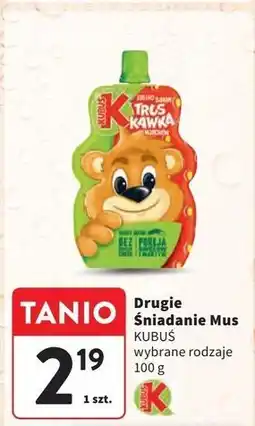 Intermarche Mus jabłko-banan-truskawka-marchew Kubuś oferta