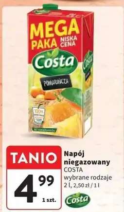 Intermarche Napój pomarańczowy Costa oferta