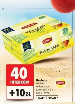 Intermarche Herbata Lipton Yellow Label Tea oferta