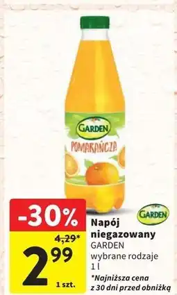 Intermarche Napój pomarańczowy Garden oferta
