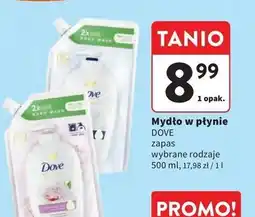 Intermarche Mydło w płynie zapas Dove Caring Hand Wash oferta