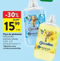 Intermarche Płyn do płukania happy yellow Coccolino Fresh & Soft oferta