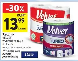 Intermarche Ręcznik papierowy Velvet Jumbo oferta