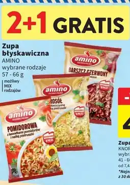 Intermarche Zupa pomidorowa z kawałkami pomidorów i natką pietruszki Amino oferta