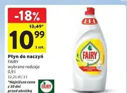 Intermarche Płyn do mycia naczyń lemon Fairy oferta