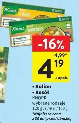 Intermarche Bulion warzywny Knorr oferta