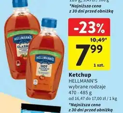 Intermarche Ketchup łagodny classic Hellmann's oferta