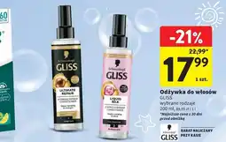 Intermarche Odżywka do włosów Gliss Kur Liquid Silk oferta
