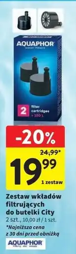 Intermarche Wkład do butelki filtrującej city Aquaphor oferta