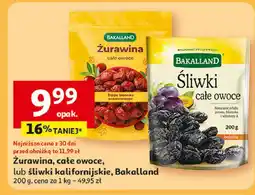 Auchan Śliwki suszone Bakalland oferta