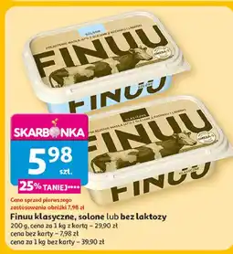 Auchan Miks do smarowania bez laktozy Finuu Klasyczne oferta