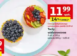 Auchan Tarta z owocami oferta