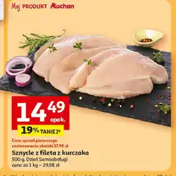 Auchan Sznycle z fileta kurczaka Auchan Różnorodne (Logo Czerwone) oferta