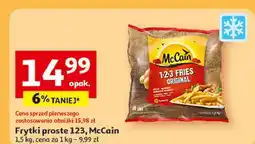 Auchan Frytki original Mccain 1-2-3 oferta