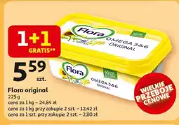 Auchan Margaryna original Flora Omega 3&6 oferta