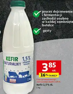 Auchan Kefir naturalny 1.5% Auchan Pewni Dobrego oferta