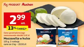 Auchan Mozzarella Auchan oferta