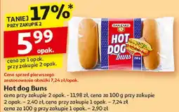 Auchan Bułka hot dog Dan Cake oferta