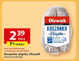 Auchan Kaszanka wiejska Olewnik oferta