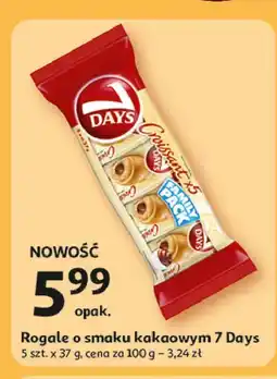 Auchan Croissanty z nadzieniem o smaku kakaowym 7 Days oferta