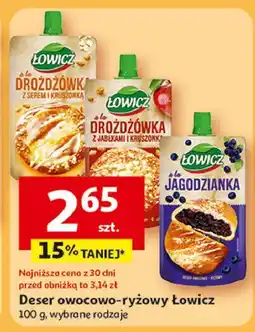 Auchan Deser jagodzianka Łowicz oferta